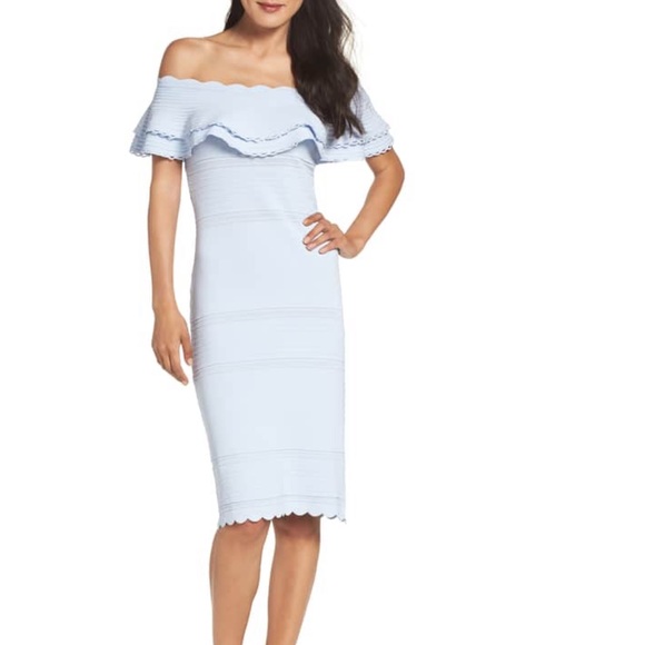 Eliza J Dresses & Skirts - Eliza J Off-the-Shoulder Dress Size M